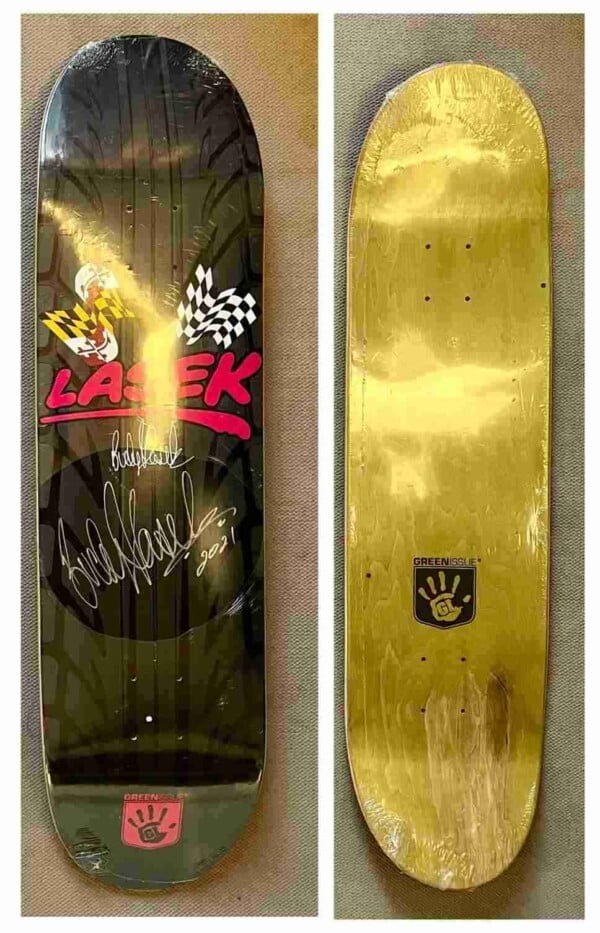 Bucky Lasek 2021 Green Issue Signature Skateboard Deck