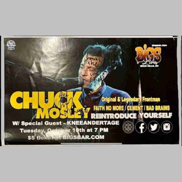 Chuck Mosley Signed Poster