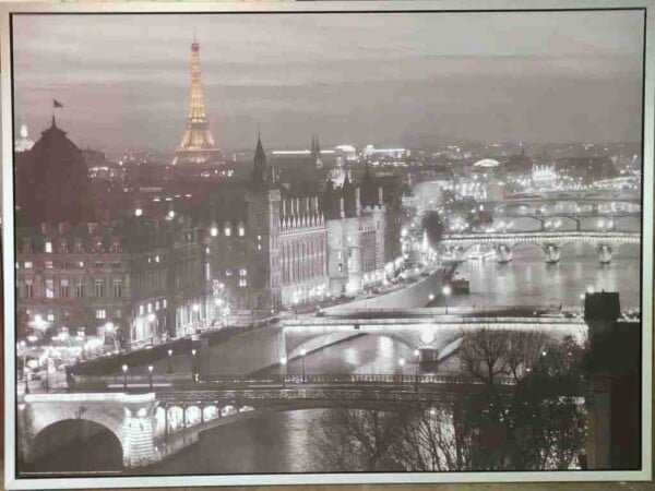 Paris Skyline Poster