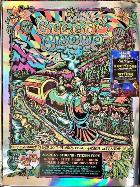 Reggae Riseup Foil Poster