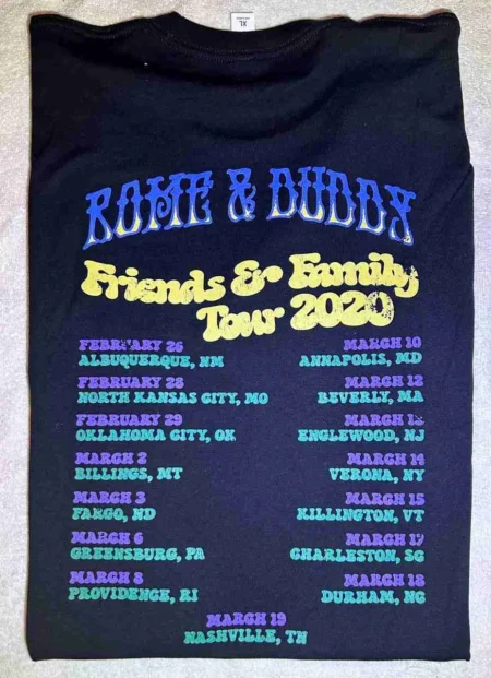 Rome & Duddy 2020 Tour T-Shirt - Image 2