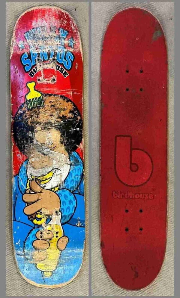 Willy Santos 2001 Fro Doggy Dog Skateboard Deck
