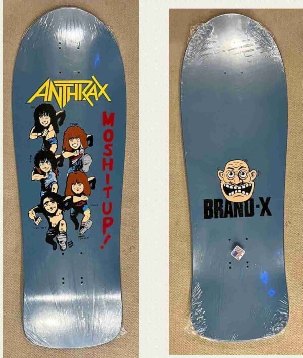 Anthrax Skateboard Reissue Deck