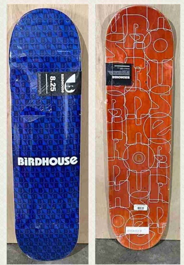 Birdhouse Blue Brown Skateboard Deck