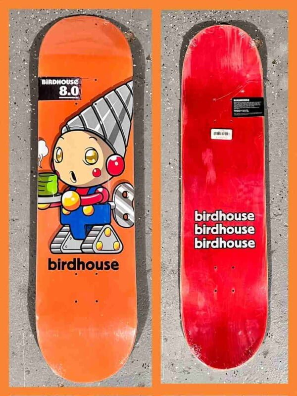 Birdhouse Coffee Robot Skateboard Deck