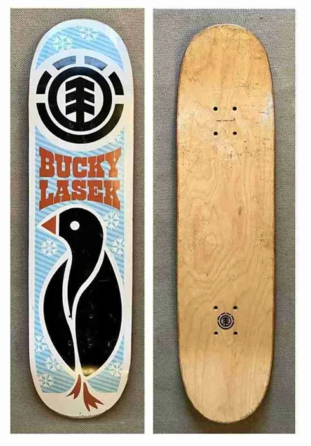 Bucky Lasek Element Penguin Skateboard Deck