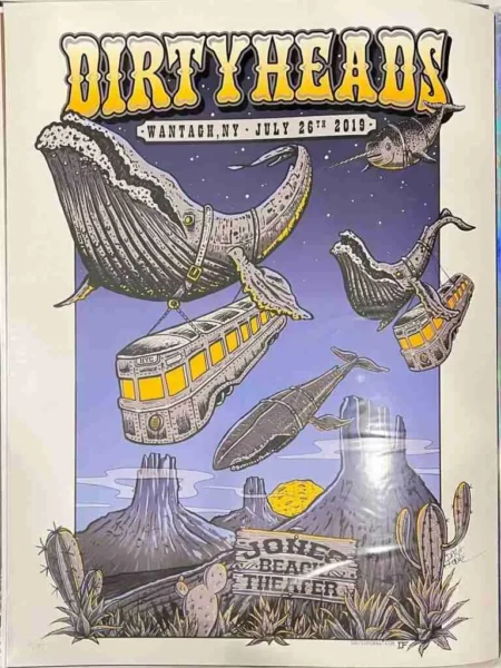 David Foral Jones Beach Poster