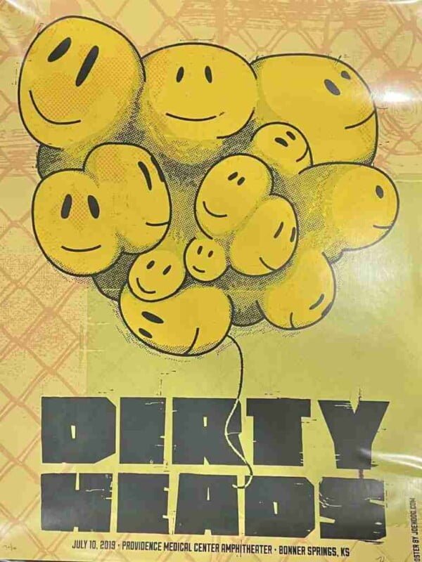 Dirty Heads 2019 Bonner Springs Poster - #30/100