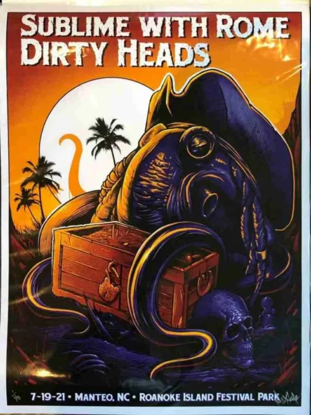 Dirty Heads 2021 Manteo, NC Poster - #1/40