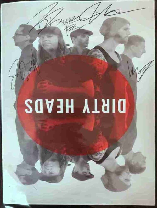 Dirty Heads Band Signed VIP Poster