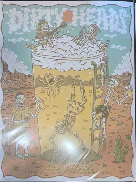 Dirty Heads Houston Poster - 07/18/2022
