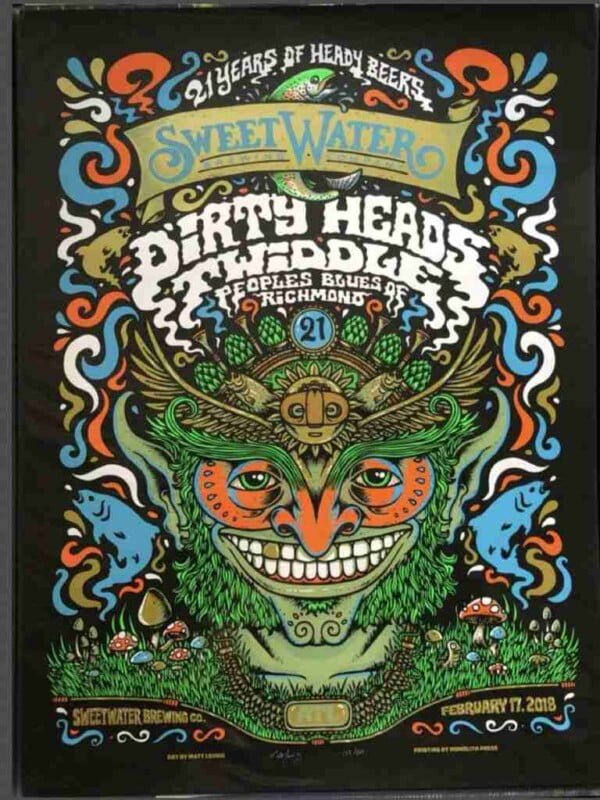 Dirty Heads Poster - Sweetwater 2018