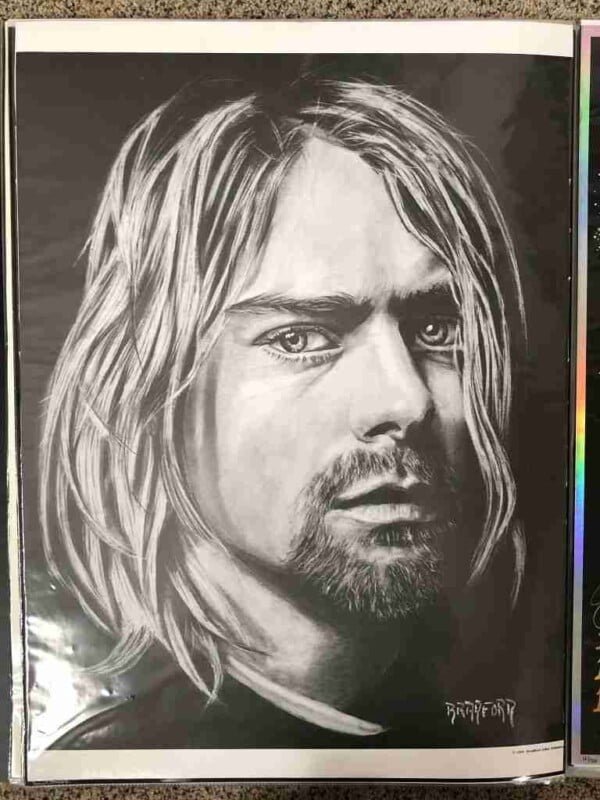 Kurt Cobain Charcoal