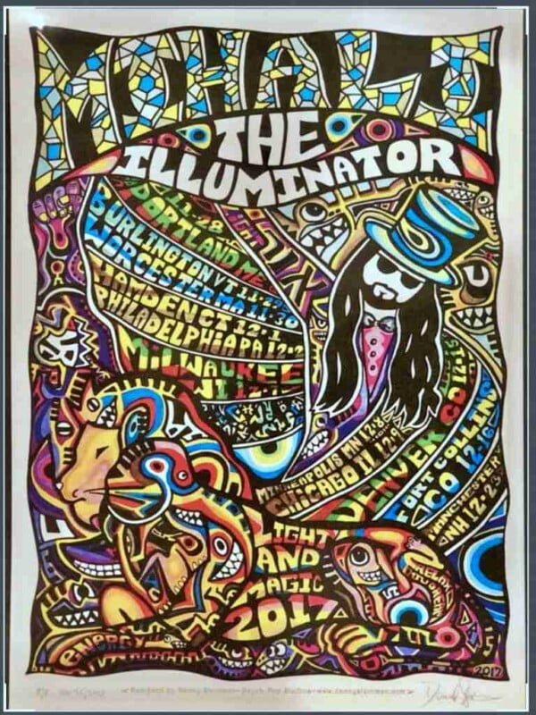 Mihali The Illuminator - 2017 Danny Steinman Print