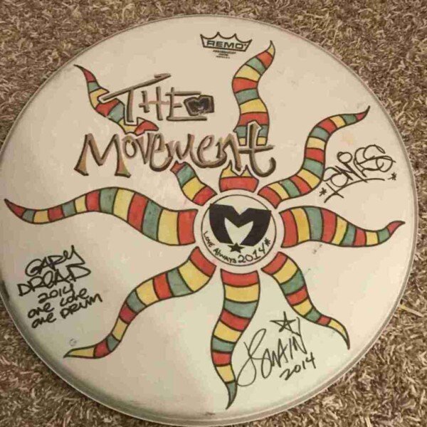 The Movement Band Signed Drumhead