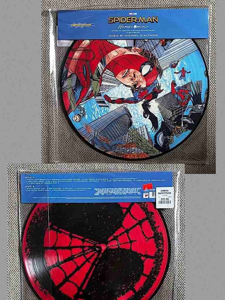 Spider-Man Homecoming Picture Disk Vinyl
