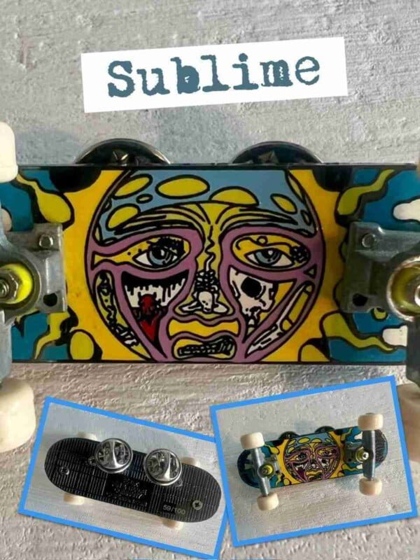 Sublime Skateboard Pin