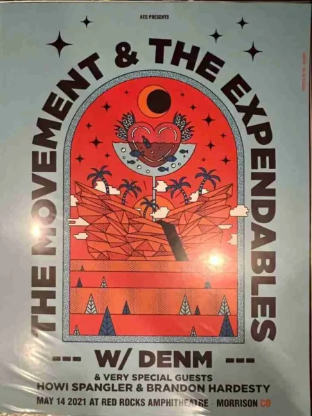 The Movement 2021 Red Rocks Poster