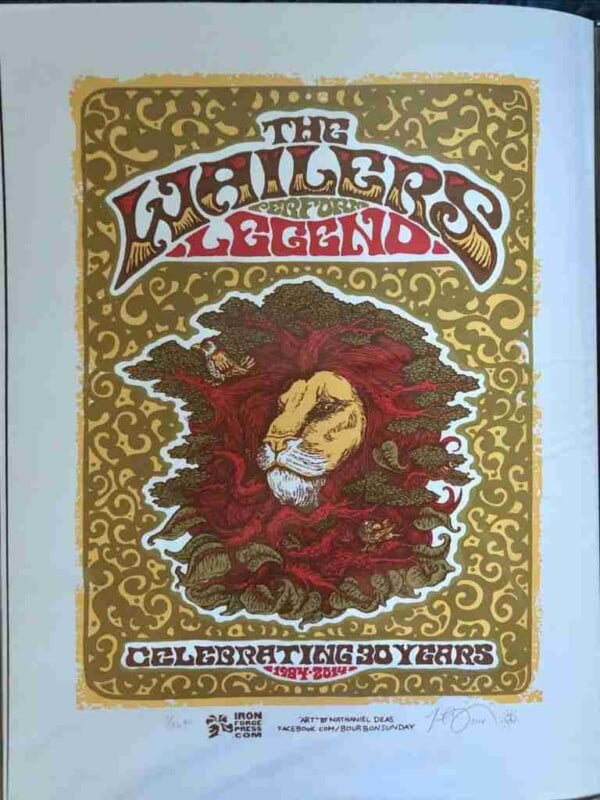 The Wailers 30th Anniversary Poster