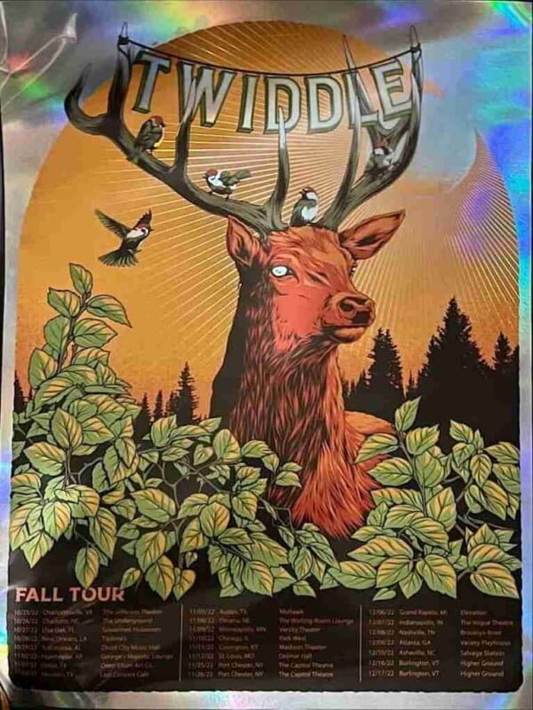 Twiddle 2022 Fall Tour Poster